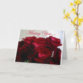 Vermisst Sie - Karte (Gelbe Blume)