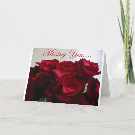 Vermisst Sie - Karte (Vorderseite)