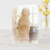 Vermisst Sie - Karte - Haustier-Hund (Gelbe Blume)