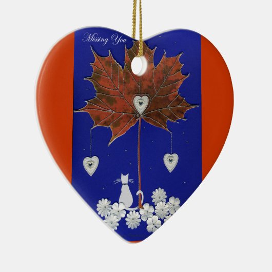 Vermisst Sie Keramik Ornament (Rechts)