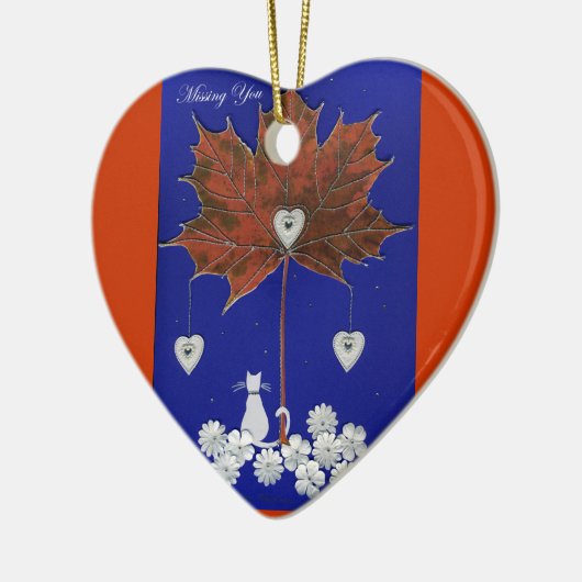 Vermisst Sie Keramik Ornament (Links)