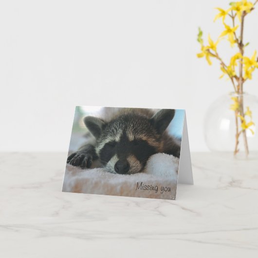 "Vermisst Sie" Notecard Karte (Gelbe Blume)