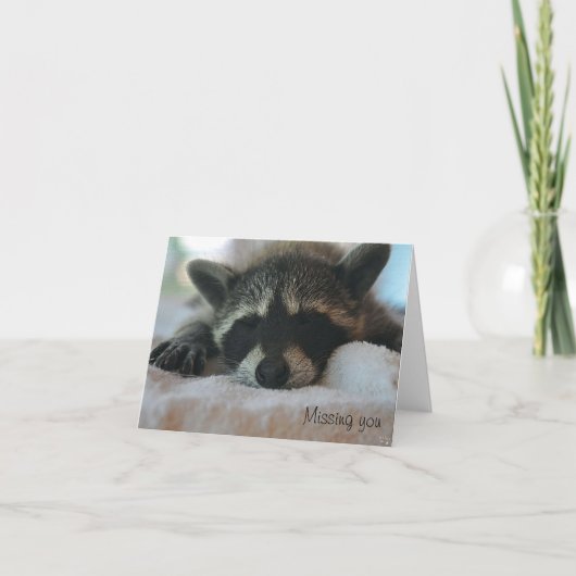 "Vermisst Sie" Notecard Karte (Vorderseite)