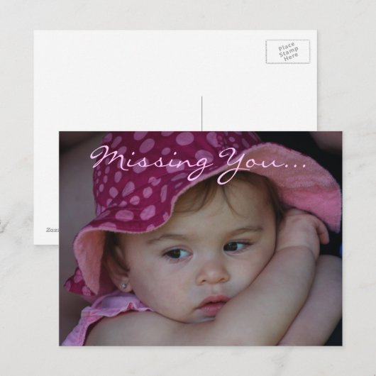 Vermisst Sie...Postcard Postkarte (Vorne/Hinten)