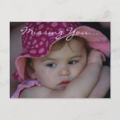 Vermisst Sie...Postcard Postkarte (Vorderseite)