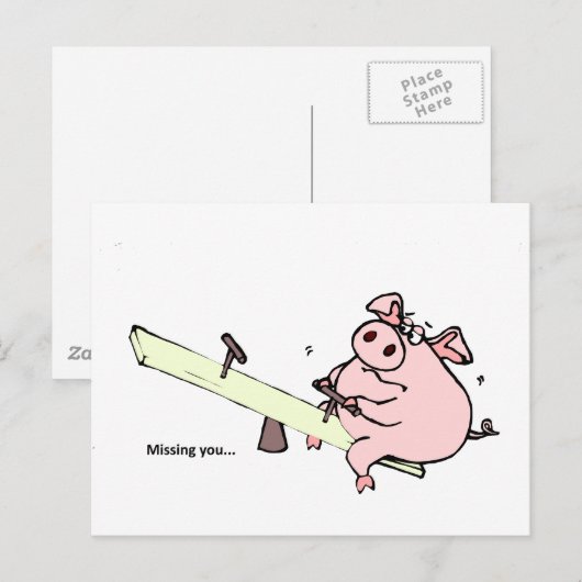 VERMISST SIE… POSTKARTE (Vorne/Hinten)