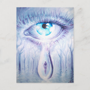 Vermisst Sie Postkarte