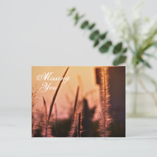 Vermisst Sie - Postkarten (Stehend Vorderseite)