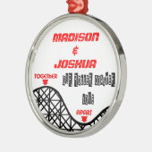 Vermisst Sie Roller Untersetzer Ornament Aus Metall (Links)