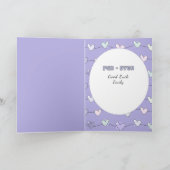 Vermisst Sie Sad Cat Cartoon Funny Sprichwort Karte (Innenseite)