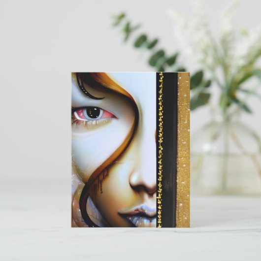 Vermisst Sie schrecklich Postkarte (Stehend Vorderseite)