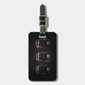 Vermisst unmöglich gepäckanhänger (Vorderseite vertikal)