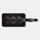 Vermisst unmöglich gepäckanhänger (Rückseite horizontal)