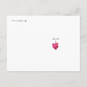 Vermisst, Vögel lieben Postkarte (Rückseite)