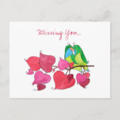 Vermisst, Vögel lieben Postkarte (Vorderseite)