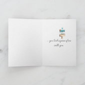 Vermisst You Teddy Bear Jigsaw Puzzle Karte (Innenseite)