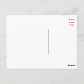 Vermisst You Yorkshire Terrier Puppy Dockcard Postkarte (Rückseite)