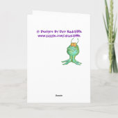 Vermisste Alien Karte (Rückseite)