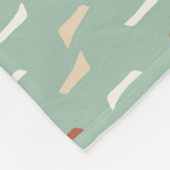 Vermisste Boote - leicht aquamarin Fleecedecke (Ecke)