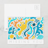 Vermisste Diffusion Postkarte (Vorne/Hinten)