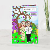 Vermisste Freundschaft Karte (Vorderseite)