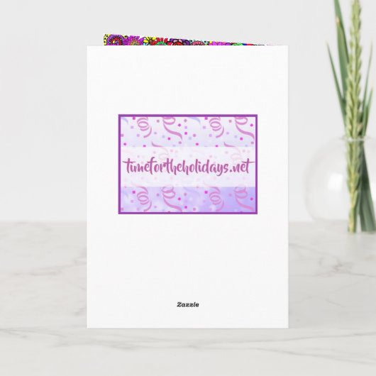 Vermisste Freundschaft Karte (Rückseite)