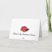 Vermisste Grußkarte Karte (Rückseite)