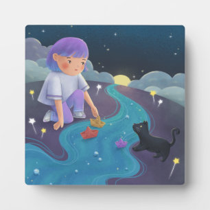 Vermisste Illustration Art Fotoplatte