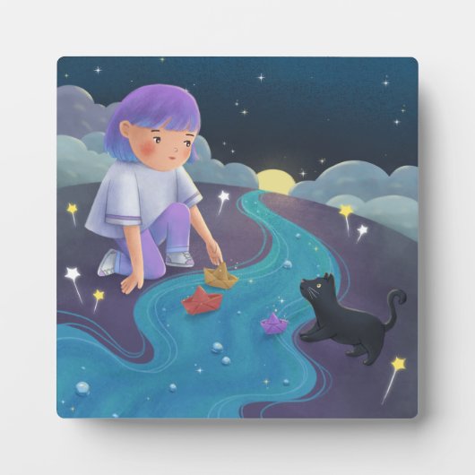 Vermisste Illustration Art Fotoplatte (Vorderseite)