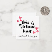 Vermisste Karte (Vorderseite/Rückseite Beispiel)