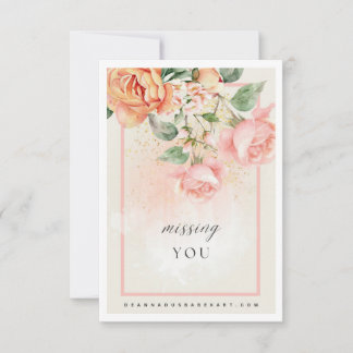 Vermisste Kundenkarte Dankeskarte