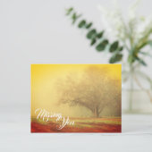 Vermisste Landschaft Postkarte (Stehend Vorderseite)