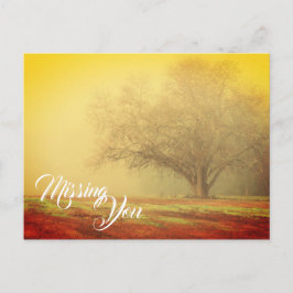 Vermisste Landschaft Postkarte