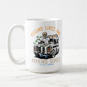 Vermisste Linien und Herstellung von Dimes-Kaffeem Kaffeetasse (Links)