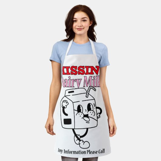 Vermisste Milchmilch Schürze (Getragen)