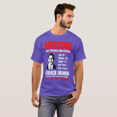 Vermisste Obama T-Shirt (Vorne ganz)