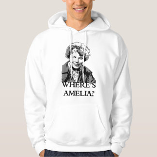 Vermisste Person Weibliche Fliegerin Hoodie