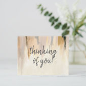 Vermisste Pinselstriche Postkarte (Stehend Vorderseite)