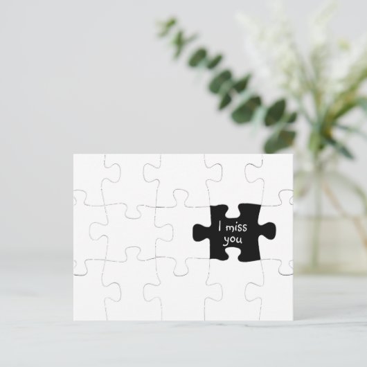 Vermisste Postkarte (Stehend Vorderseite)