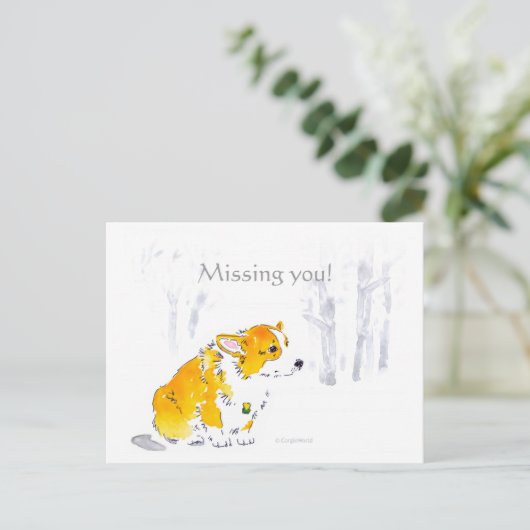 Vermisste Postkarte (Stehend Vorderseite)