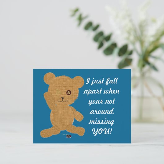 Vermisste Postkarte (Stehend Vorderseite)