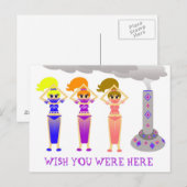 Vermisste Postkarte (Vorne/Hinten)