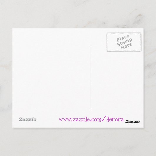 Vermisste Postkarte (Rückseite)