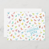 Vermisste Postkarte (Vorne/Hinten)