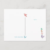 Vermisste Postkarte (Rückseite)