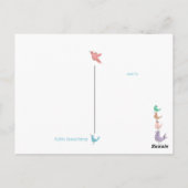 Vermisste Postkarte (Rückseite)