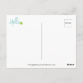 Vermisste Postkarte (Rückseite)