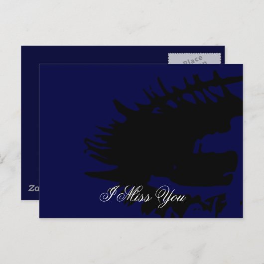 Vermisste Postkarte (Vorne/Hinten)