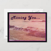 Vermisste Postkarte (Vorne/Hinten)