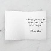 Vermisste Schneekarte Karte (Innenseite)